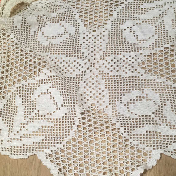 Vintage doily handkerchief gramma delicate femme - Picture 4 of 8
